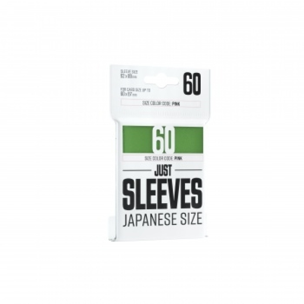 Just Sleeves - Japanese Size Green (60 Sleeves)