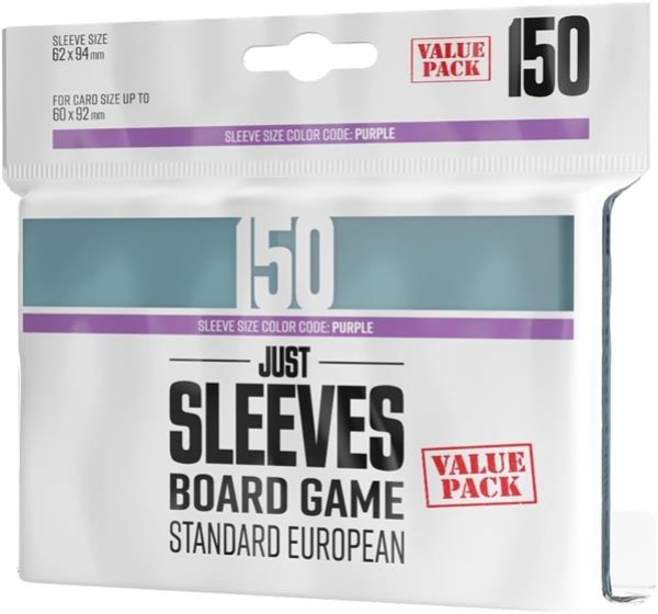 Just Sleeves - Standard European Value Pack (150 Sleeves)