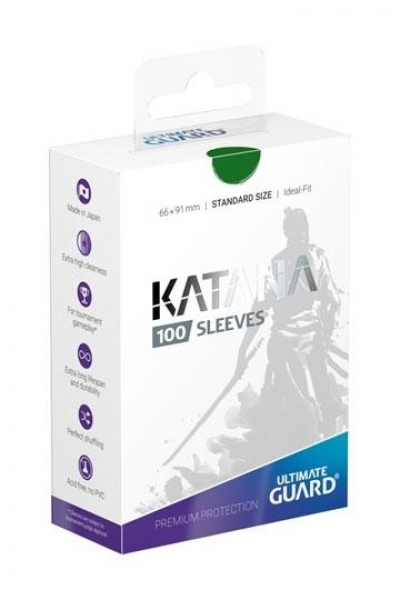 Ultimate Guard Katana Sleeves Standardgröße Grün