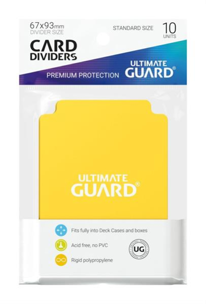 Ultimate Guard Card Divider Standard Size Gelb (10)