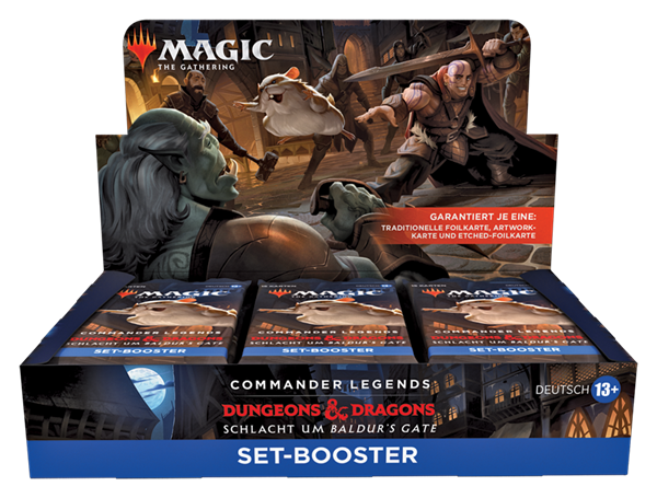 MTG - Commander Legends Baldur's Gate Set Booster Display (18 Packs) - DE