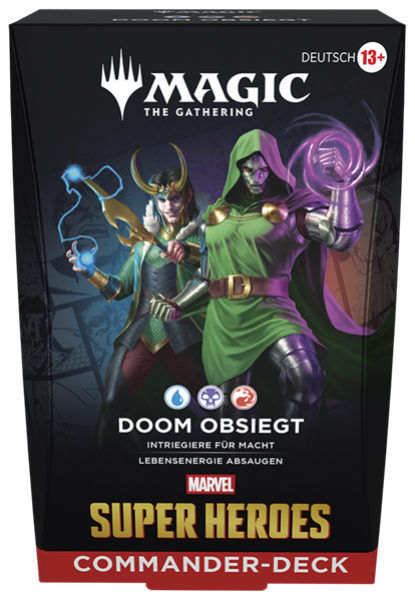 MTG - Marvel Super Heroes Commander Deck' Doom obsiegt' - DE