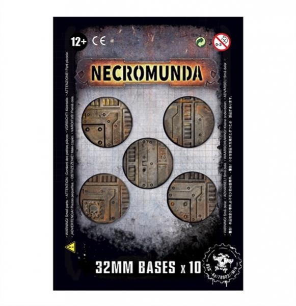 (300-16) Necromunda 32mm Bases (x10)