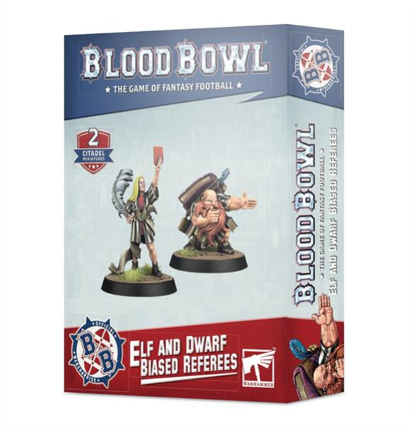 (202-16) Blood Bowl Elf And Dwarf Biased Referees