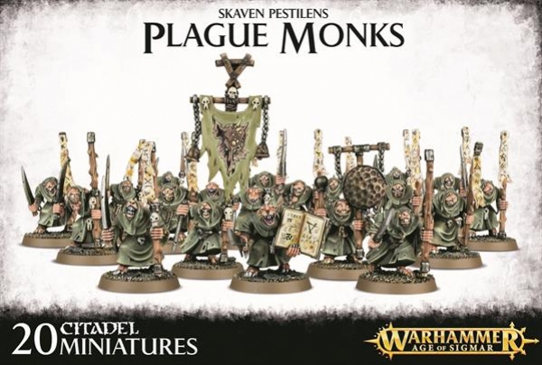 (90-12) Skaven Pestilens Plague Monks