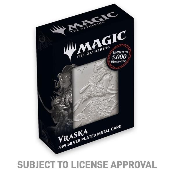 Magic the Gathering Metallbarren Vraska Limited Edition (versilbert)