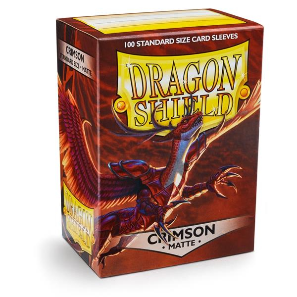 Dragon Shield Matte: Crimson (100 Stück)