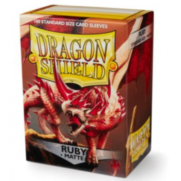 Dragon Shield Matte: Ruby (100 Stück)