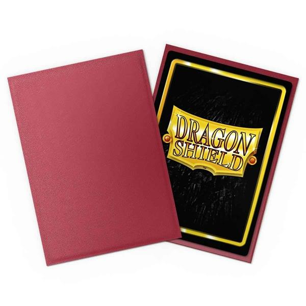 Dragon Shield: Matte Non-Glare Sleeves - Blood Red (100)