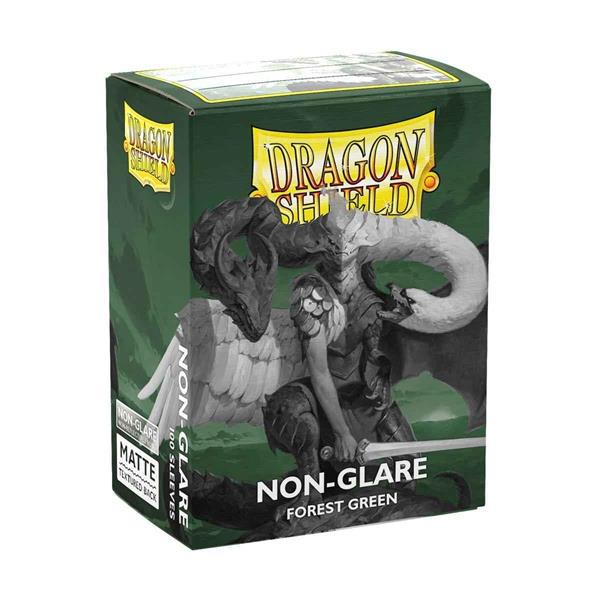 Dragon Shield: Matte Non-Glare Sleeves - Forest Green (100)
