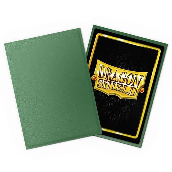 Dragon Shield: Matte Non-Glare Sleeves - Forest Green (100)