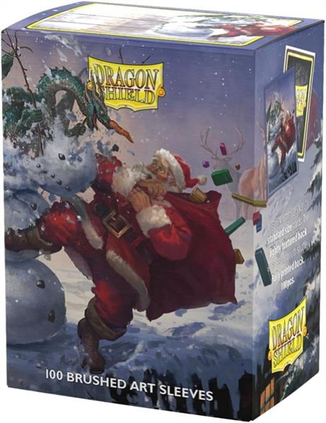 Dragon Shield Standard size Brushed Art Sleeves - Christmas 2025 (100 Sleeves)