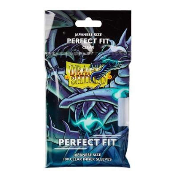 Dragon Shield: Japanese Size Perfect Fit Inner Sleeves - Clear (100 Sleeves)