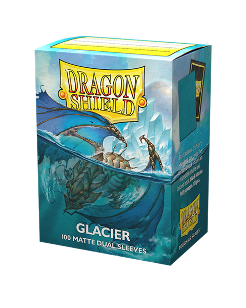 Dragon Shield Dual Matte Sleeves - Glacier Miniom (100 Sleeves)