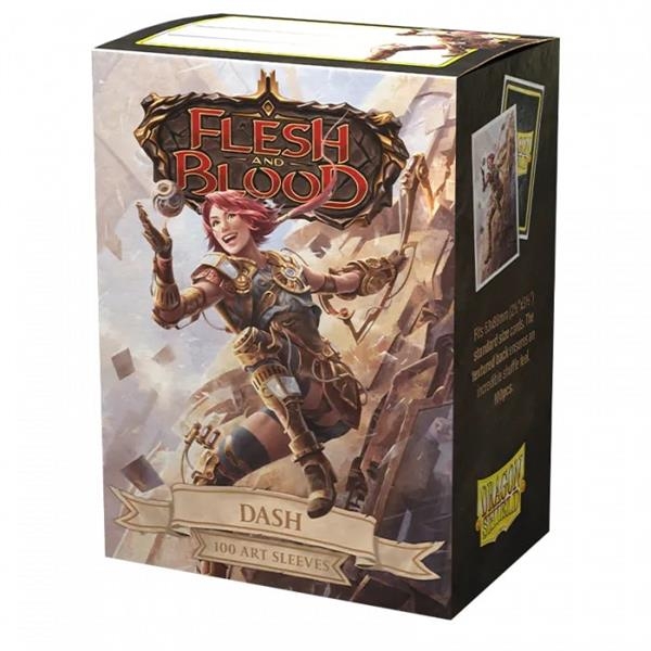 Dragon Shield: Flesh and Blood License Standard Art Sleeves - Dash (100 Sleeves)