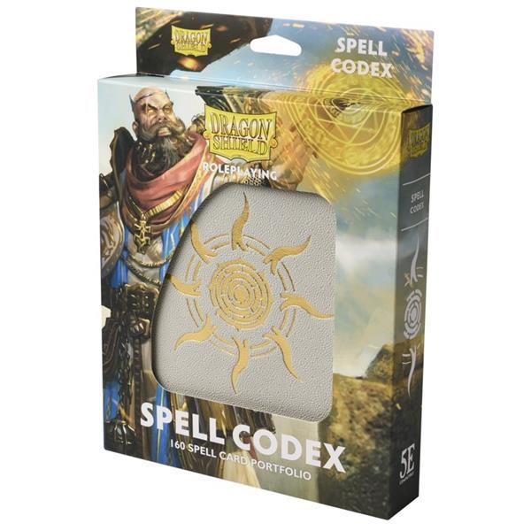 Dragon Shield: Spell Codex – Ashen White (160)