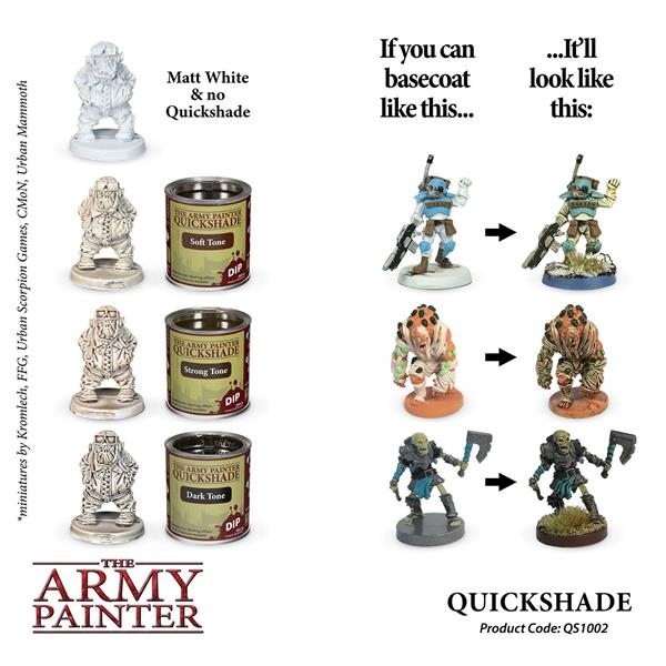 The Army Painter Quickshade Dip: Strong Tone