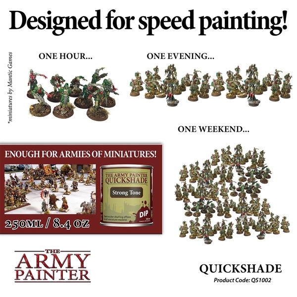 The Army Painter Quickshade Dip: Strong Tone