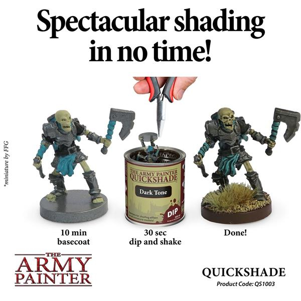 The Army Painter Quickshade Dip: Dark Tone