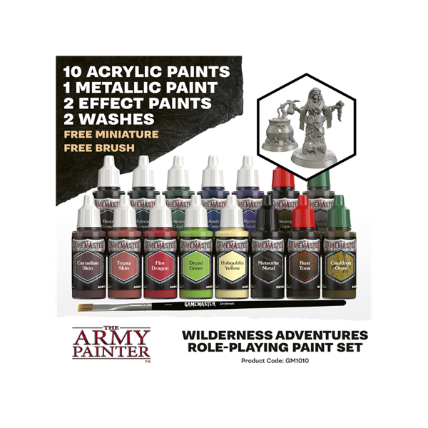 The Army Painter GameMaster: Wilderness Adventure Role-playing Paintset