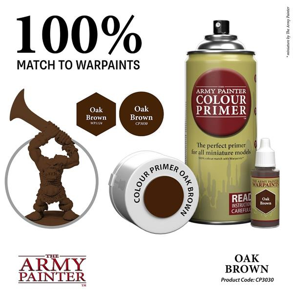 The Army Painter Colour Primer: Oak Brown