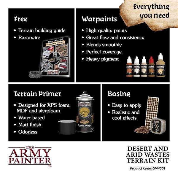 The Army Painter GameMaster: Desert & Arid Wastes Terrain Kit