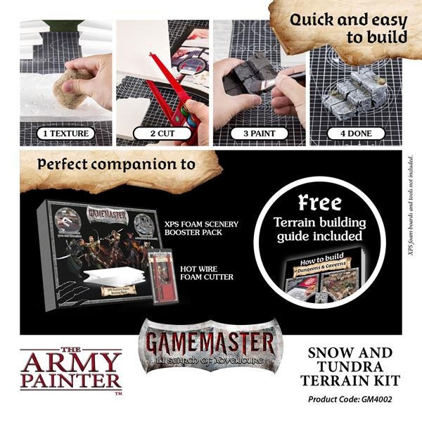 The Army Painter GameMaster: Snow & Tundra Terrain Kit
