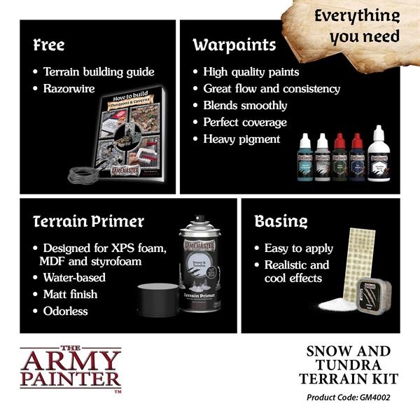 The Army Painter GameMaster: Snow & Tundra Terrain Kit