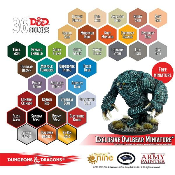 D&D Nolzur's Marvelous Pigments - Monsters Paint Set