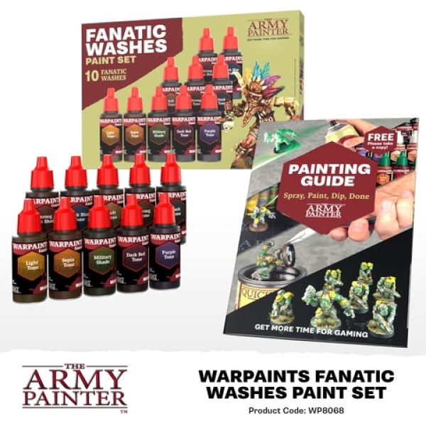 The Army Painter Warpaints Fanatic: Washes Paint Set