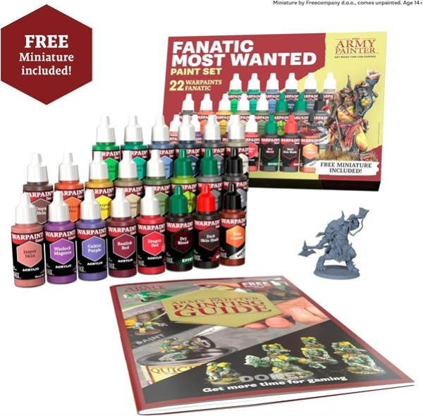 The Army Painter Warpaints Fanatic: Most Wanted Paint Set