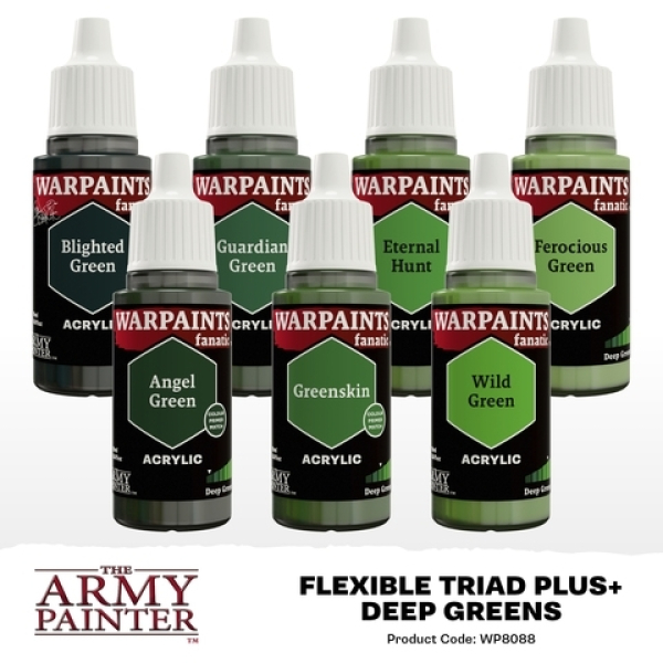 The Army Painter - Warpaints Fanatic: Deep Greens Triad PLUS+