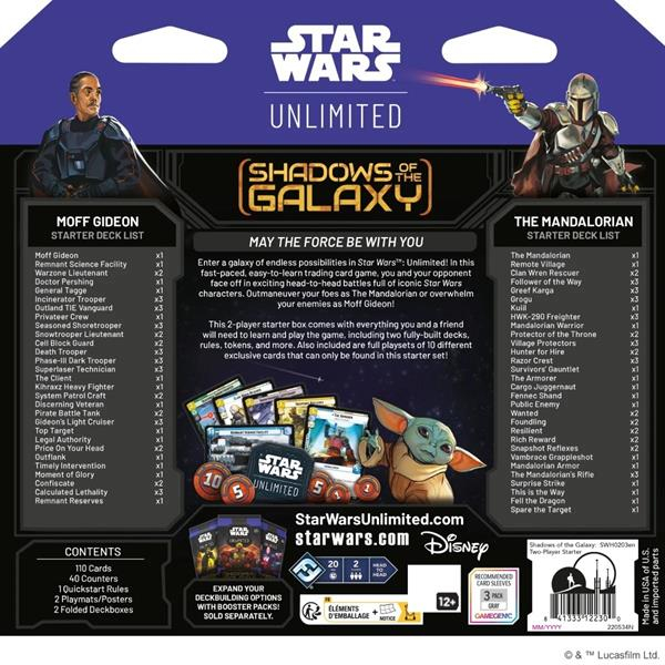 Star Wars: Unlimited – Shadows of the Galaxy (Two-Player-Starter) - EN