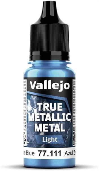 Vallejo Sapphire Blue 18 ml - True Metallic Metal Light
