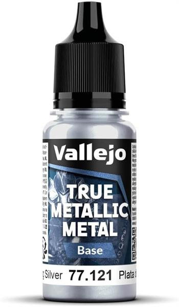 Vallejo Sterling Silver 18 ml - True Metallic Metal Base