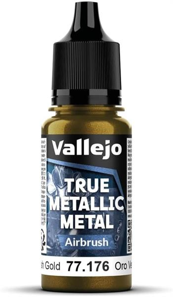 Vallejo Greenish Gold 18 ml - True Metallic Metal Airbrush