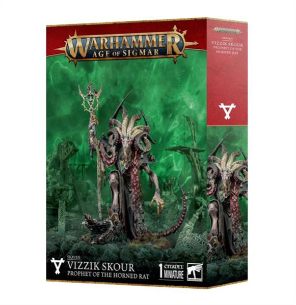 (90-20) Skaven: Vizzik Sour Prophet der Gehörnten Ratte