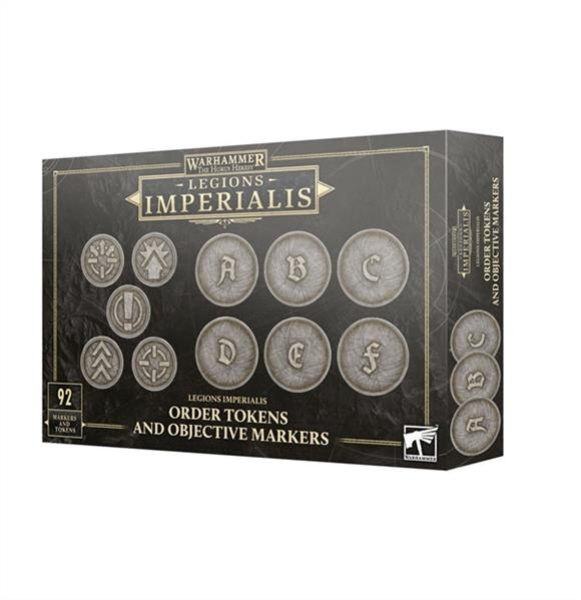 (03-85) Legions Imperialis: Order Tokens and Objectives Markers