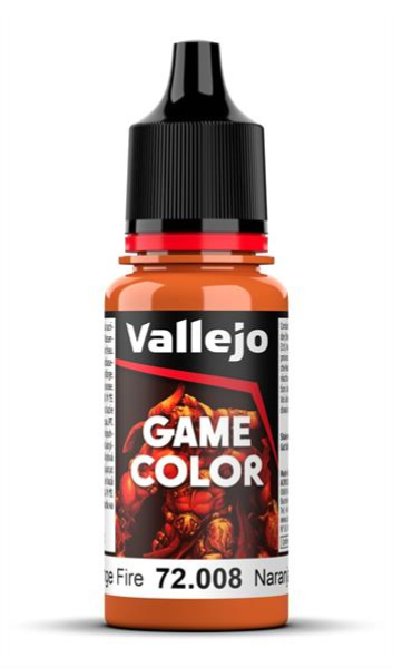 Vallejo Orange Fire 18 ml - Game Color