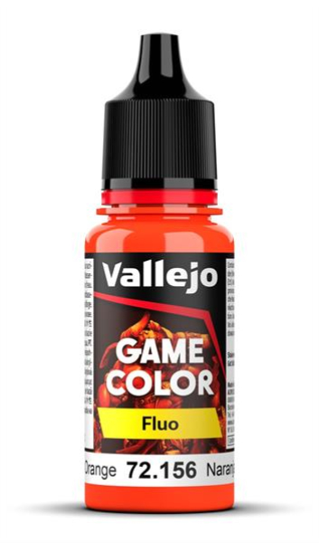 Vallejo Fluorescent Orange 18 ml - Game Fluo