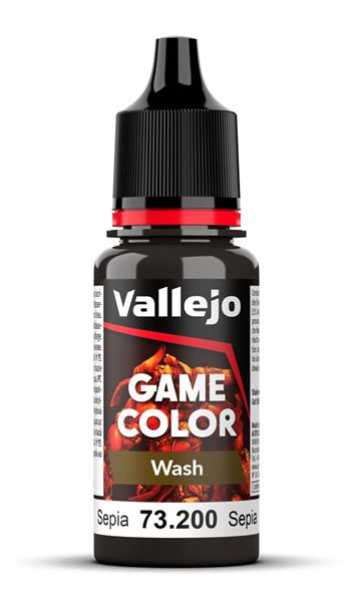 Vallejo Sepia 18 ml - Game Wash