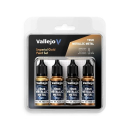 Vallejo Imperial Gold - True Metallic Metal Paint Set
