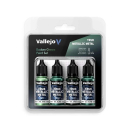 Vallejo Dusken Green - True Metallic Metal Paint Set